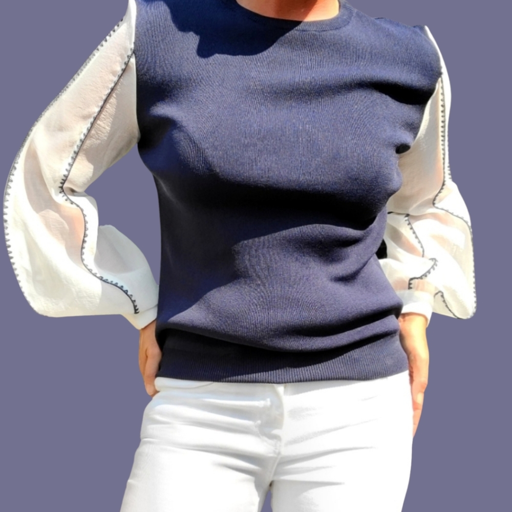 Garcia Long Sleeve Knit Top
